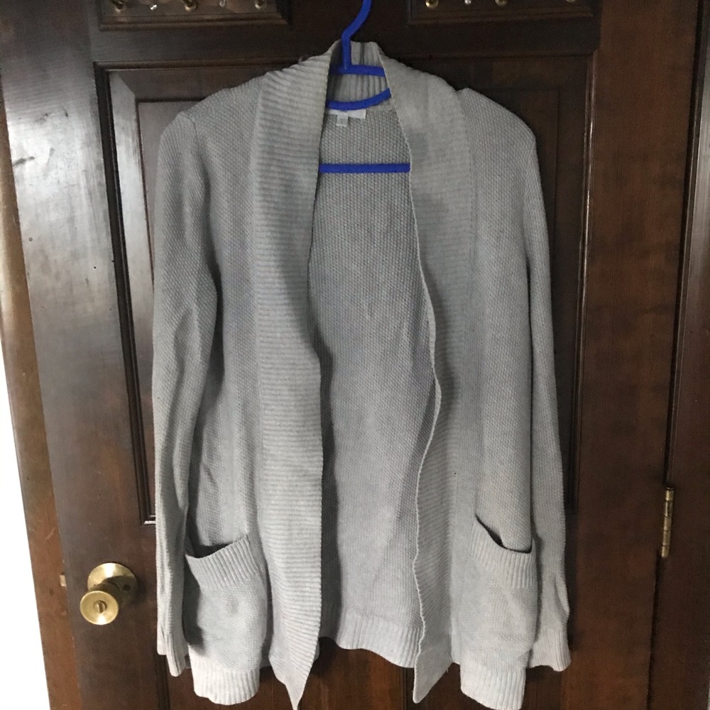 Gray casual sweater